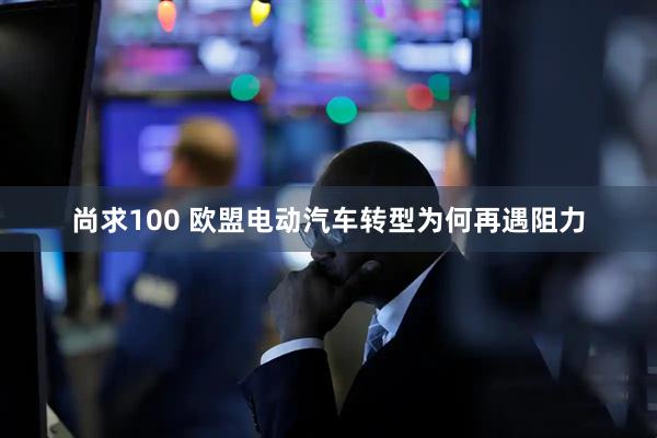 尚求100 欧盟电动汽车转型为何再遇阻力
