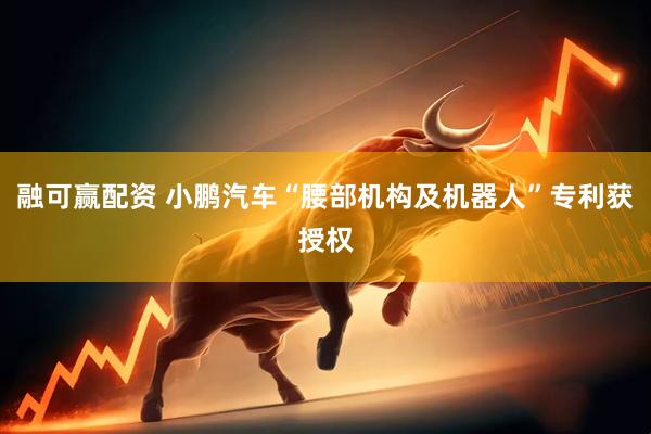 融可赢配资 小鹏汽车“腰部机构及机器人”专利获授权